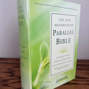 Hendrickson Parallel Bible Hardcover KJV NKJV NIV NLT 2nd Edition Green Cover